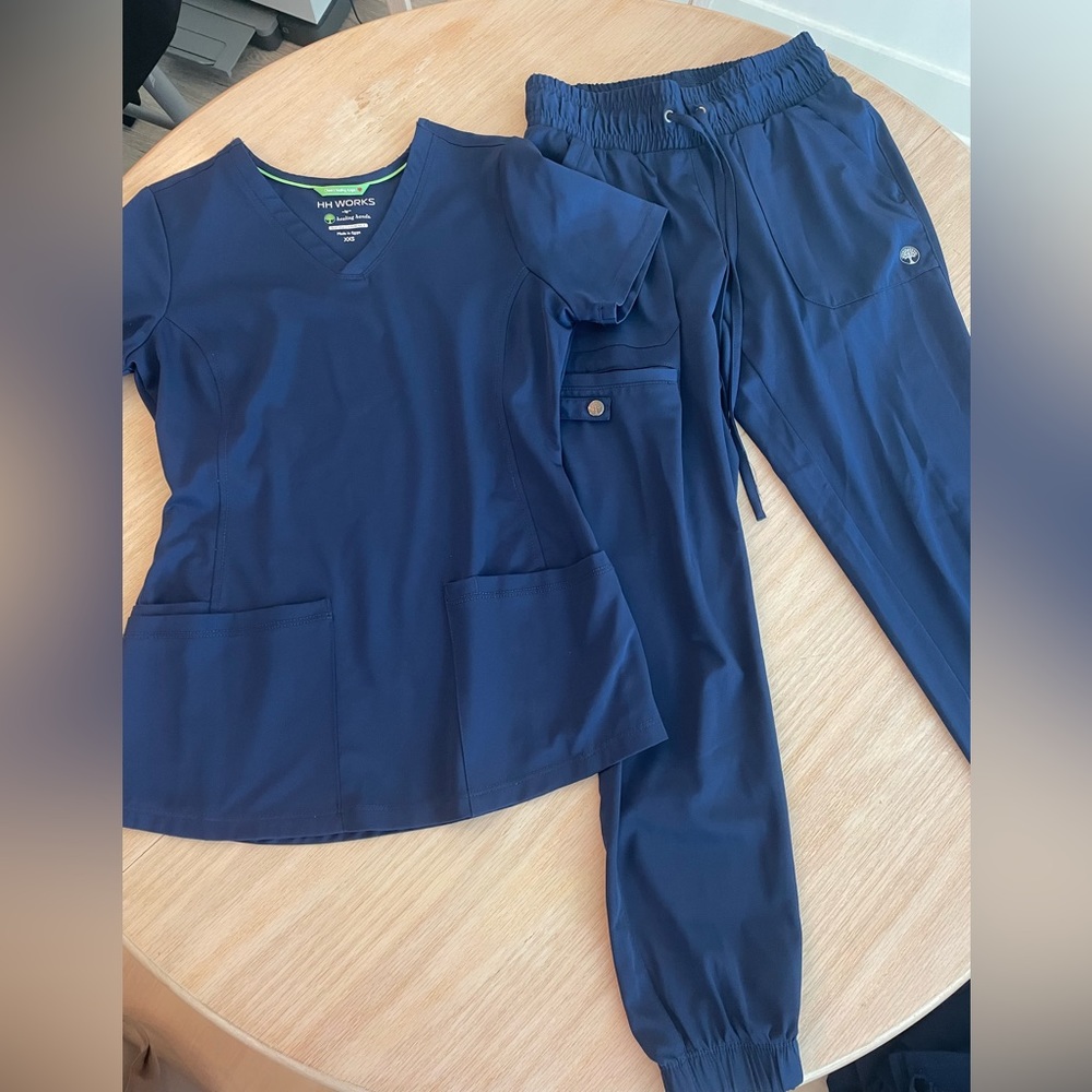 Navy Scrubs; Healing Hands